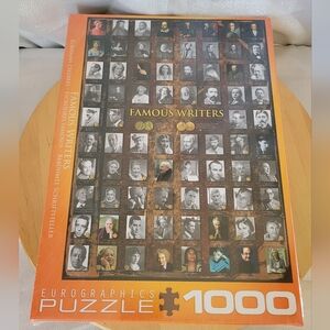 NWT EuroGraphics Famous Writers 1000 Piece Puzzle (6000-0249) Holiday Kids